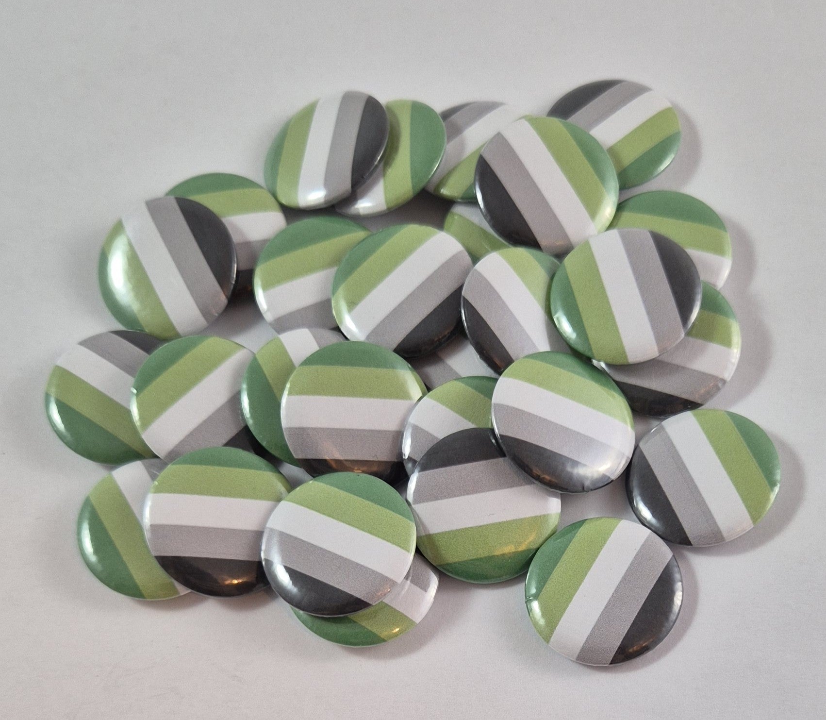 Aromantic pride pin