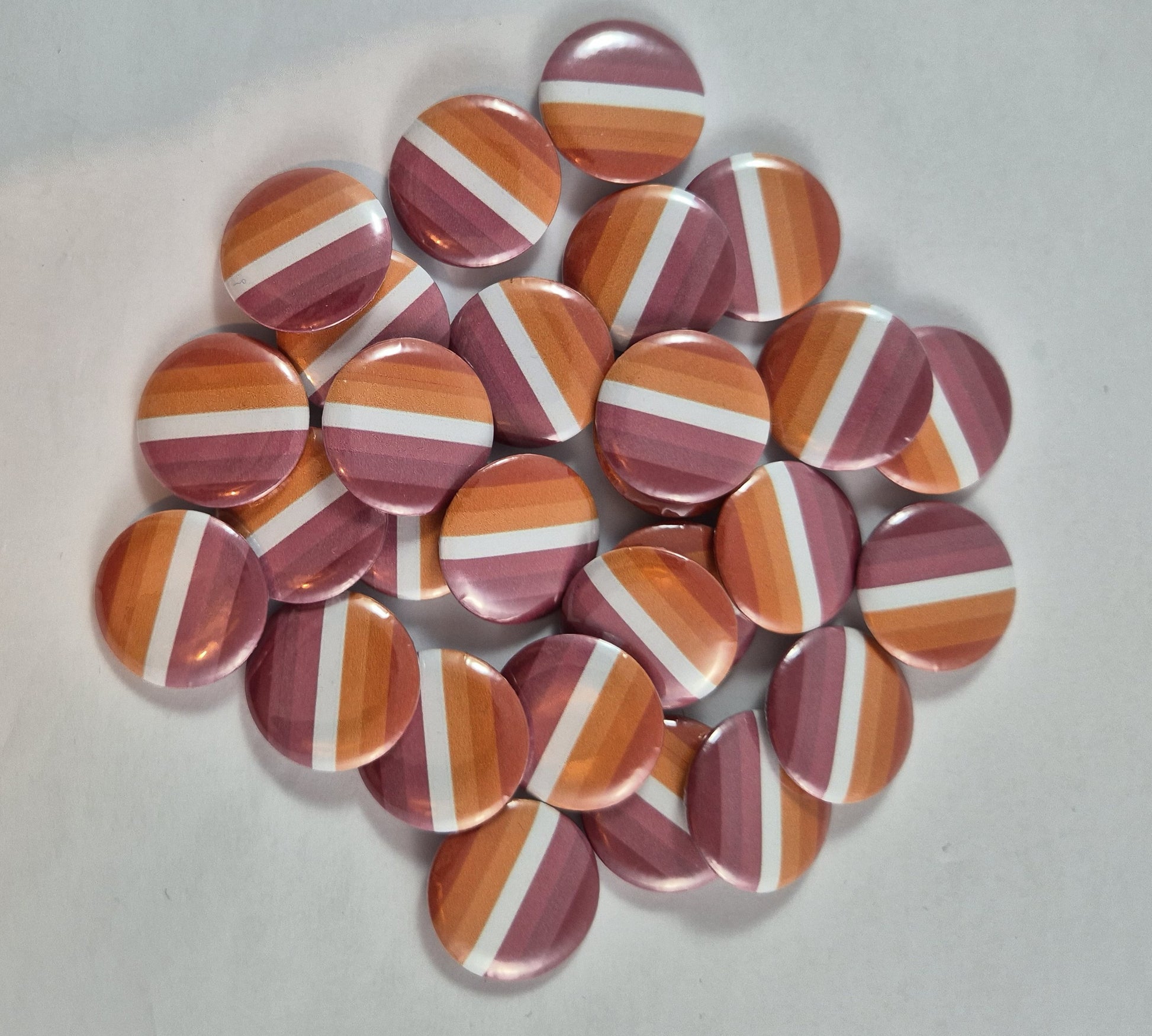 Lesbian pride pin